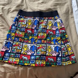 Keith Haring x Alice + Olivia mini skirt RARE